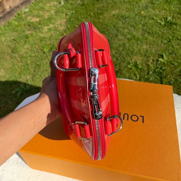 COPY - LV alma BB red vernis rayunes - Picture 9 of 16